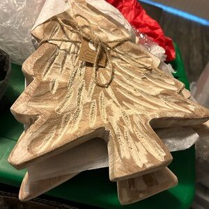 Wooden Xmas trays
